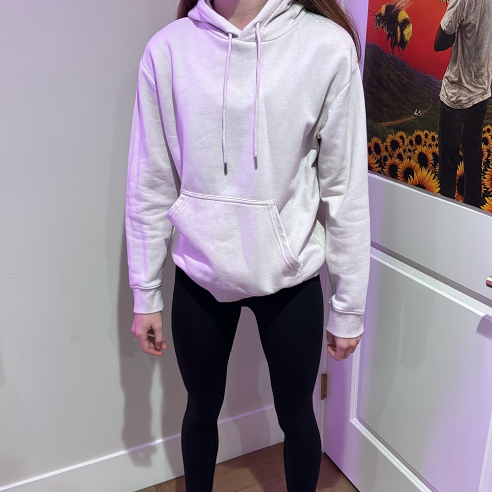 H&M Brand light pink hoodie